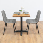 Black-X-base-cafe-&-bistro-table-reclaimed-timber-style-2