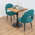 black-round-cafe-&-bistro-table-reclaimed-timber-style-1
