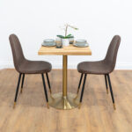 Gold-Round-Cafe-&-Bistro-Table-Solid-Oak-Style-4