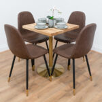 Gold-Round-Cafe-&-Bistro-Table-Solid-Oak-Style-7