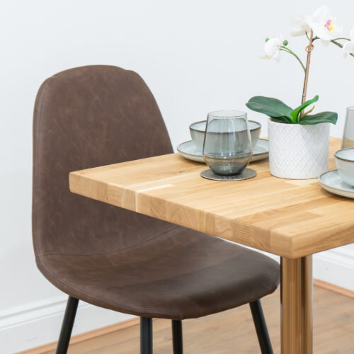 Rose-Gold-Round-Cafe-&-Bistro-Table-Solid-Oak-Style-3