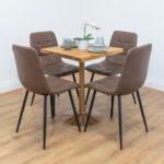Rose-Gold-Round-Cafe-&-Bistro-Table-Reclaimed-Solid-Wood-Style-7